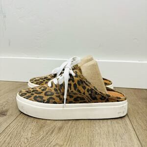 Lucky Brand Talani Cheetah Print platform Slip On Sneaker - Size 6